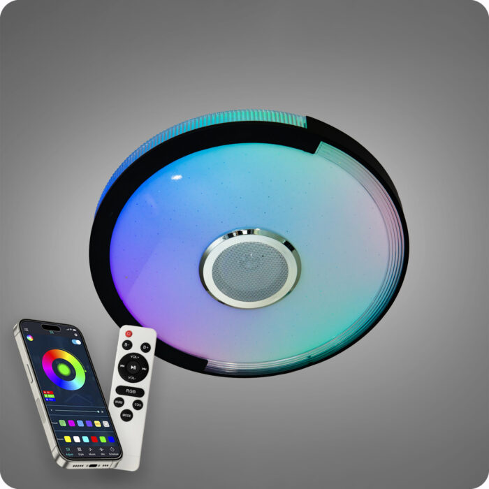 Купити Люстра світлодіодна 517 Dlight RGB з пультом і колонкою